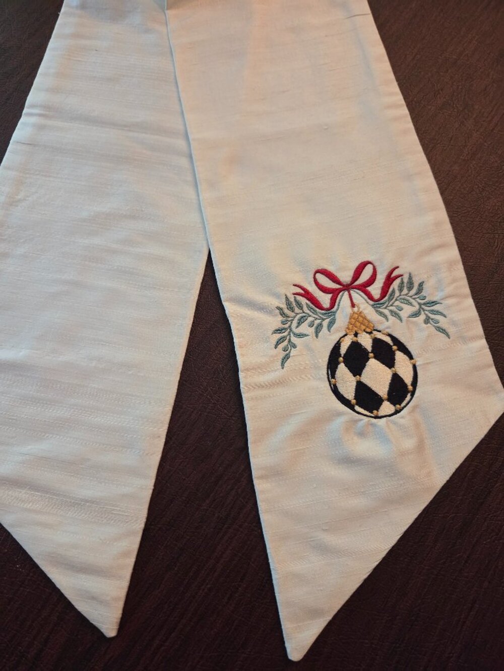 Holiday Wreath Sash--$25, plus shipping